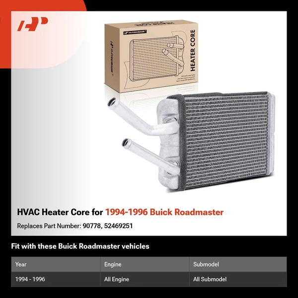 HVAC Heater Core for 1994-1996 Buick Roadmaster