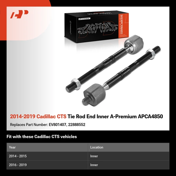 2014-2019 Cadillac CTS Tie Rod End Inner A-Premium APCA4850