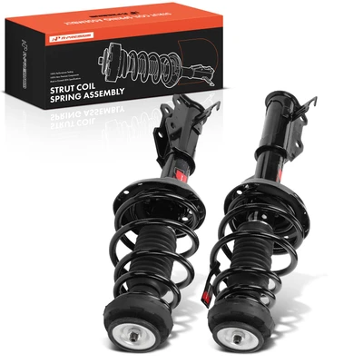 2 Pcs Front Complete Strut & Coil Spring Assembly