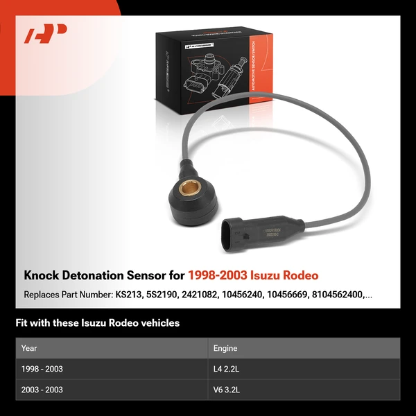 Knock Detonation Sensor for 1998-2003 Isuzu Rodeo