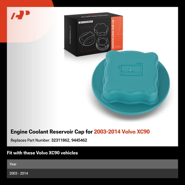 Engine Coolant Reservoir Cap for 2003-2014 Volvo XC90