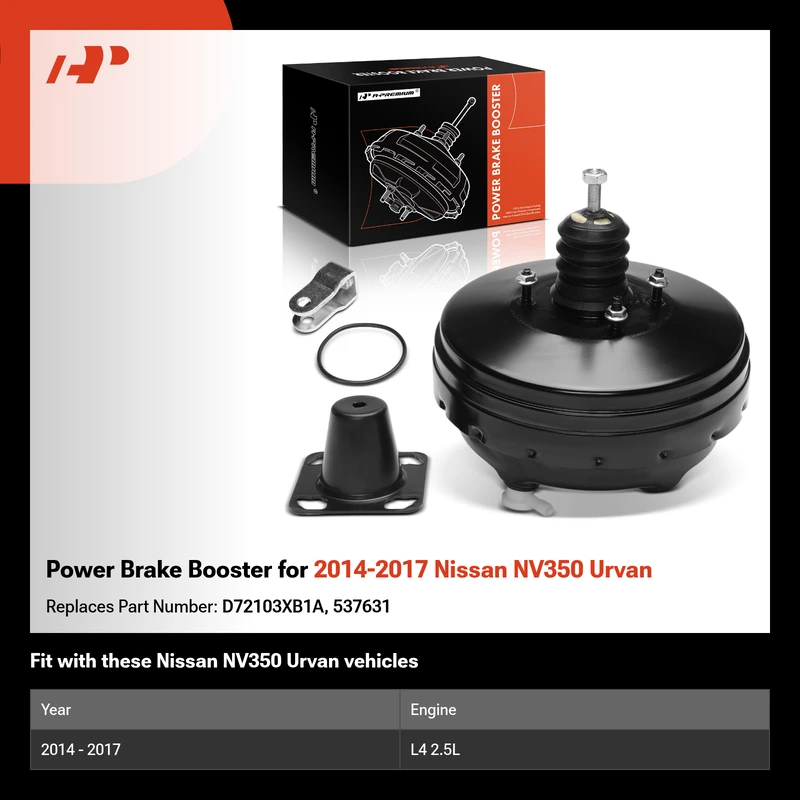 Power Brake Booster for 2014-2017 Nissan NV350 Urvan