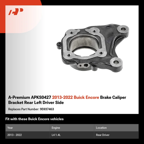A-Premium APKS0427 2013-2022 Buick Encore Steering Knuckle Rear Left Driver Side