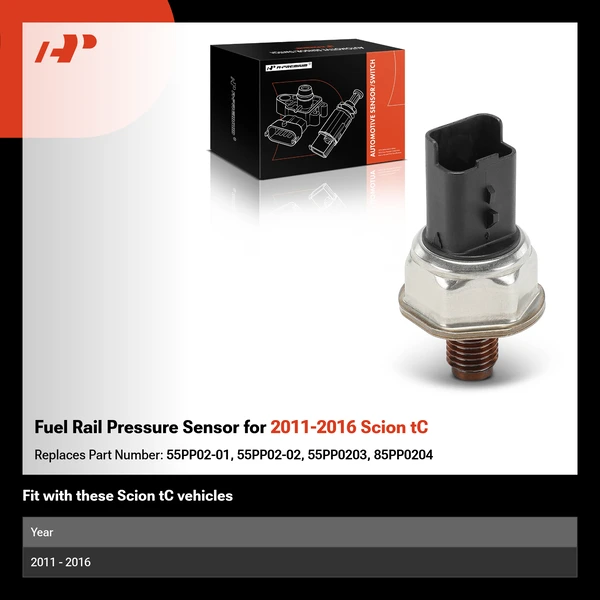 Fuel Rail Pressure Sensor for 2011-2016 Scion tC