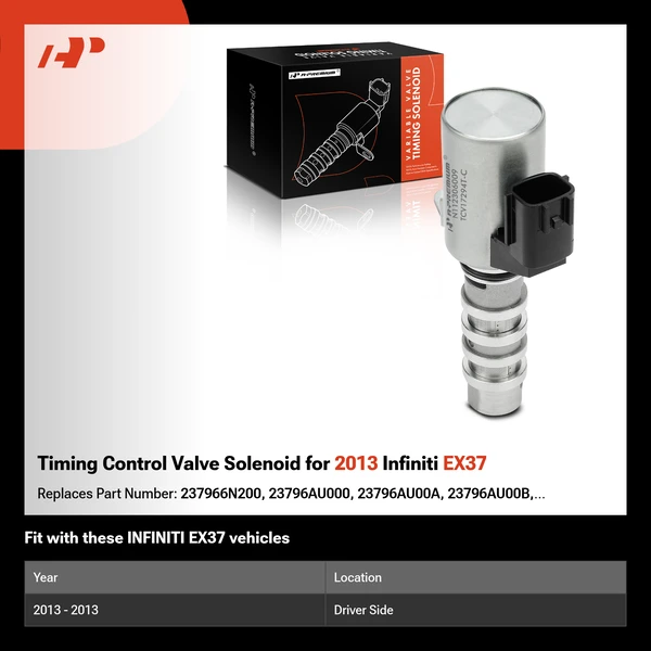 Timing Control Valve Solenoid for 2013 Infiniti EX37