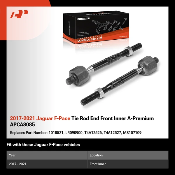 2017-2021 Jaguar F-Pace Tie Rod End Front Inner A-Premium APCA8085