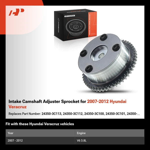Intake Camshaft Adjuster Sprocket for 2007-2012 Hyundai Veracruz