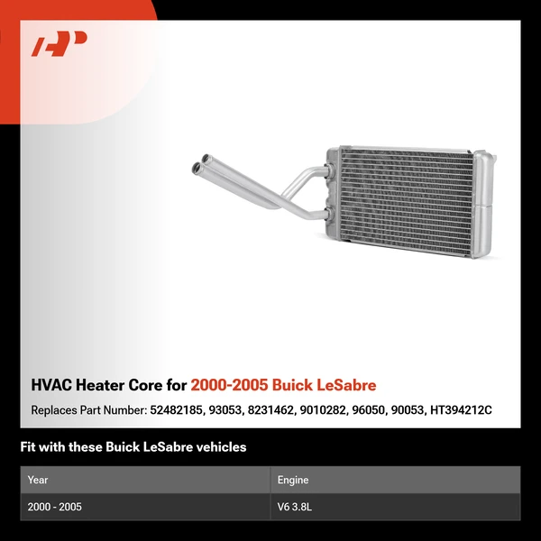 HVAC Heater Core for 2000-2005 Buick LeSabre