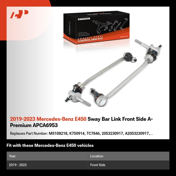 2019-2023 Mercedes-Benz E450 Sway Bar Link Front Side A-Premium APCA6953