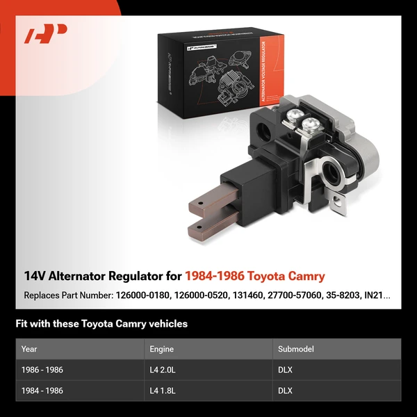 14V Alternator Regulator for 1984-1986 Toyota Camry