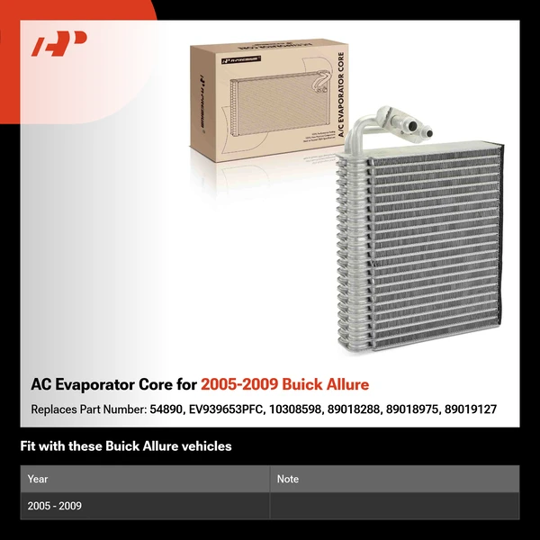 AC Evaporator Core for 2005-2009 Buick Allure