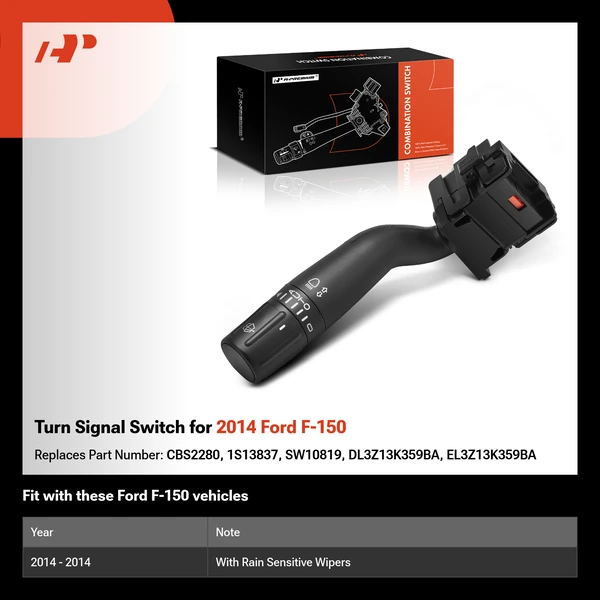 Turn Signal Switch for 2014 Ford F-150