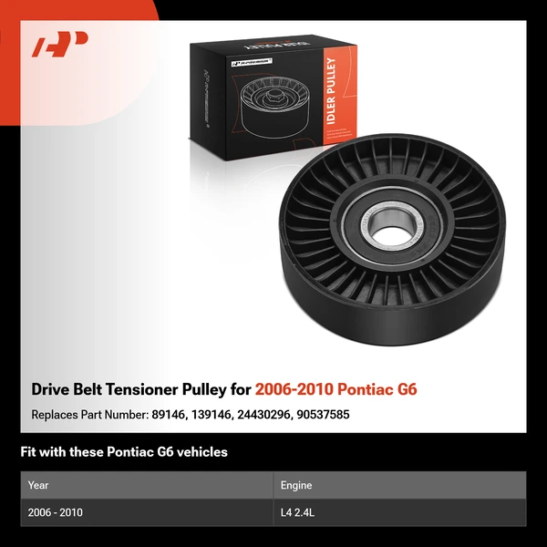 Drive Belt Tensioner Pulley for 2006-2010 Pontiac G6
