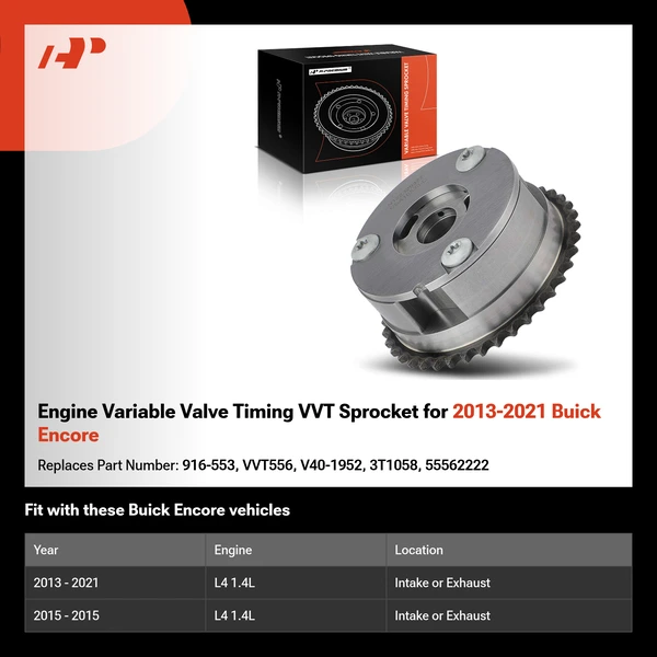 Engine Variable Valve Timing VVT Sprocket for 2013-2021 Buick Encore