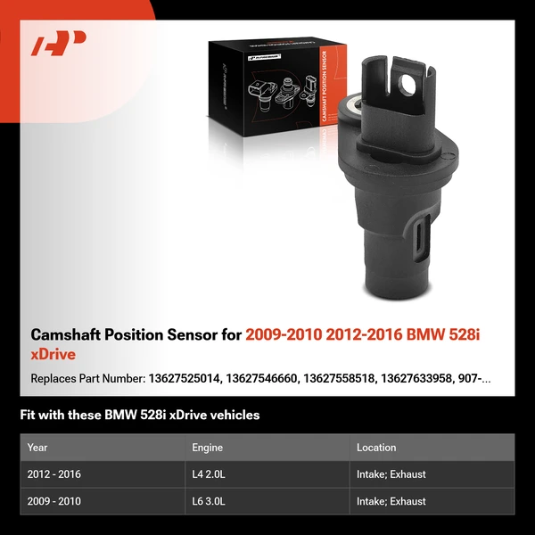Camshaft Position Sensor for 2009-2010 2012-2016 BMW 528i xDrive
