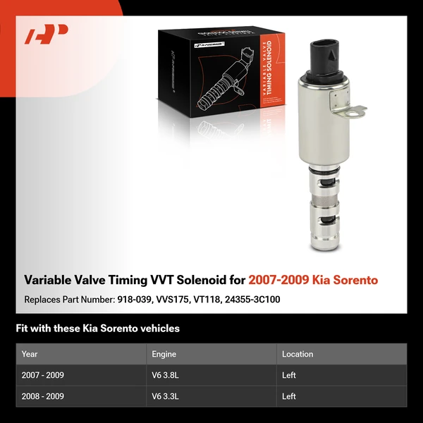 Variable Valve Timing VVT Solenoid for 2007-2009 Kia Sorento