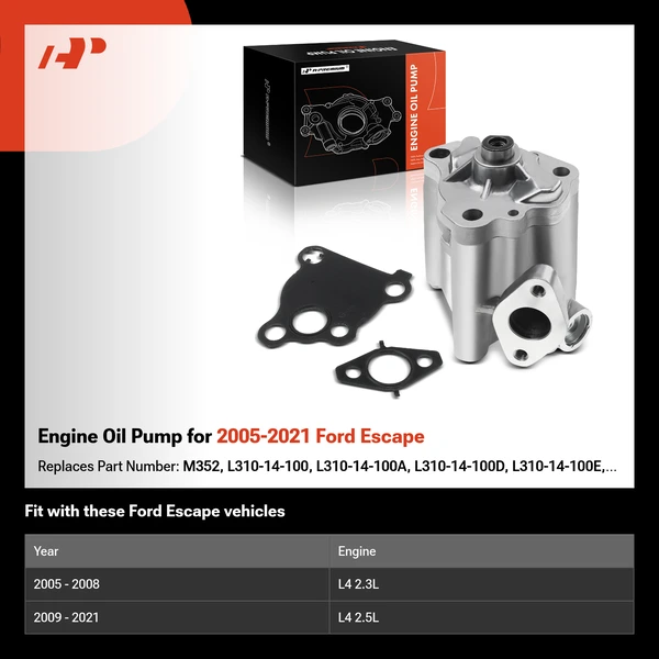 Engine Oil Pump for 2005-2021 Ford Escape