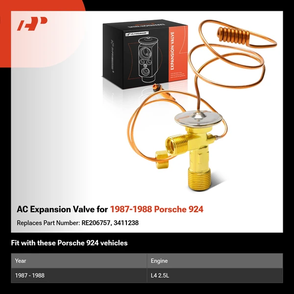 AC Expansion Valve for 1987-1988 Porsche 924