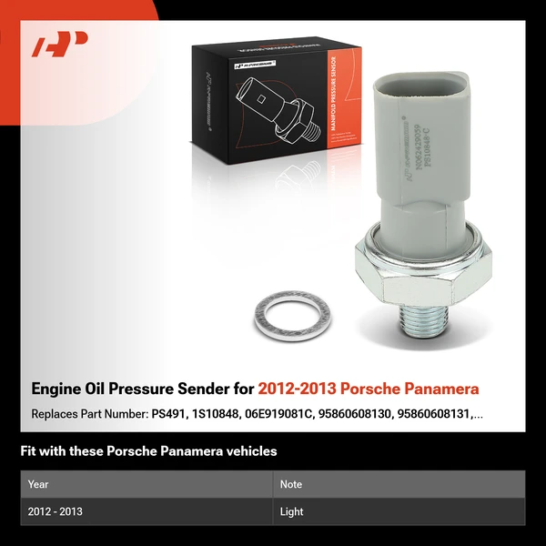Engine Oil Pressure Sender for 2012-2013 Porsche Panamera
