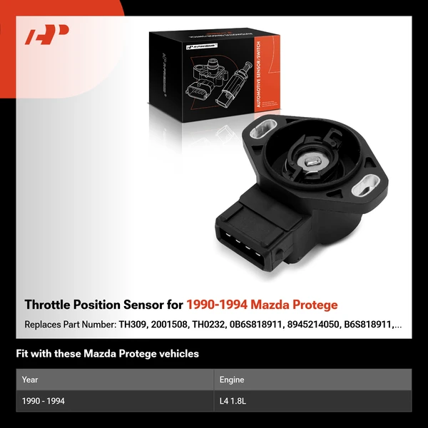 Throttle Position Sensor for 1990-1994 Mazda Protege