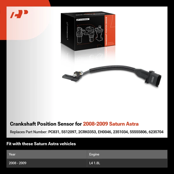 Crankshaft Position Sensor for 2008-2009 Saturn Astra