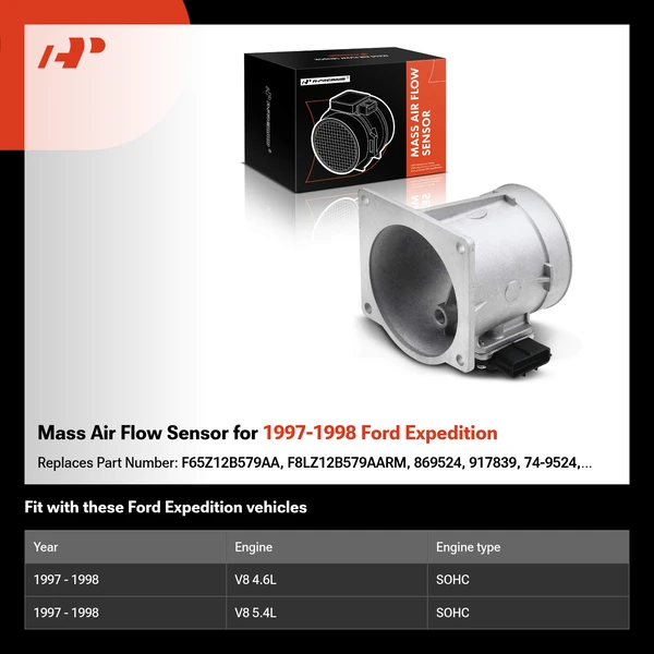 Mass Air Flow Sensor for 1997-1998 Ford Expedition