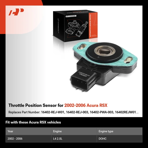 Throttle Position Sensor for 2002-2006 Acura RSX