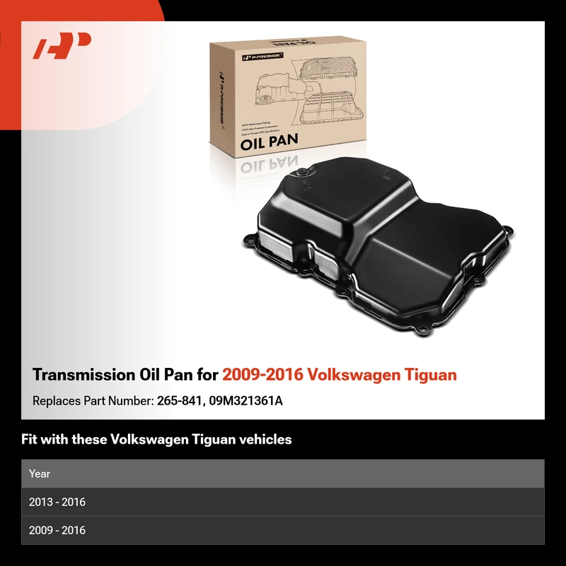 Transmission Oil Pan for 2009-2016 Volkswagen Tiguan