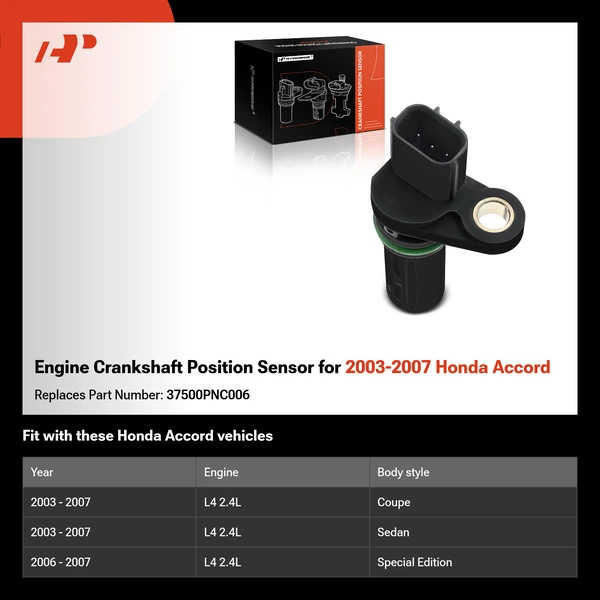 Engine Crankshaft Position Sensor for 2003-2007 Honda Accord