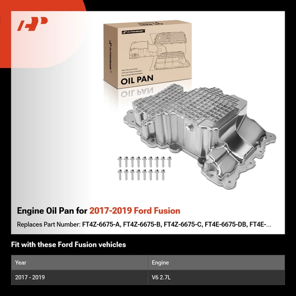 Engine Oil Pan for 2017-2019 Ford Fusion