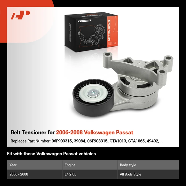 Belt Tensioner for 2006-2008 Volkswagen Passat