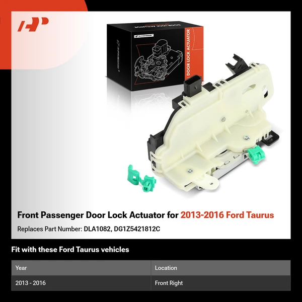 Front Passenger Door Lock Actuator for 2013-2016 Ford Taurus