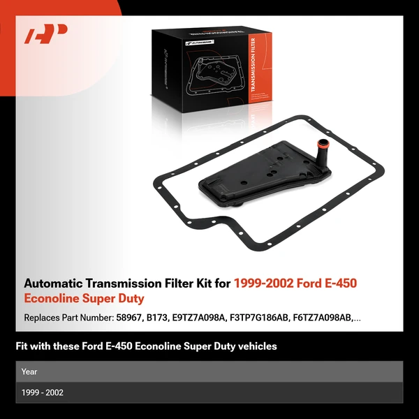 Automatic Transmission Filter Kit for 1999-2002 Ford E-450 Econoline Super Duty