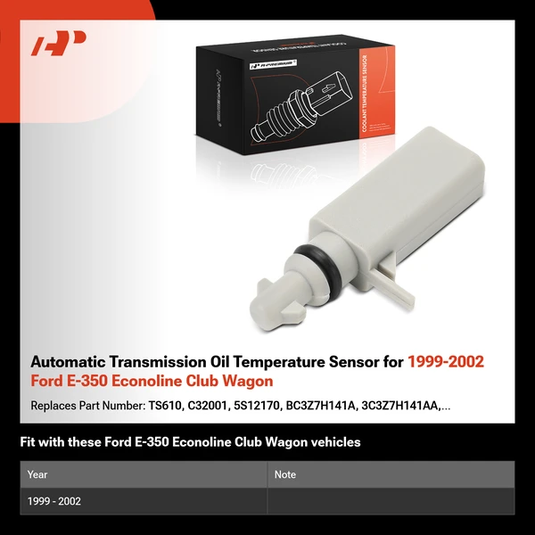 Automatic Transmission Oil Temperature Sensor for 1999-2002 Ford E-350 Econoline Club Wagon