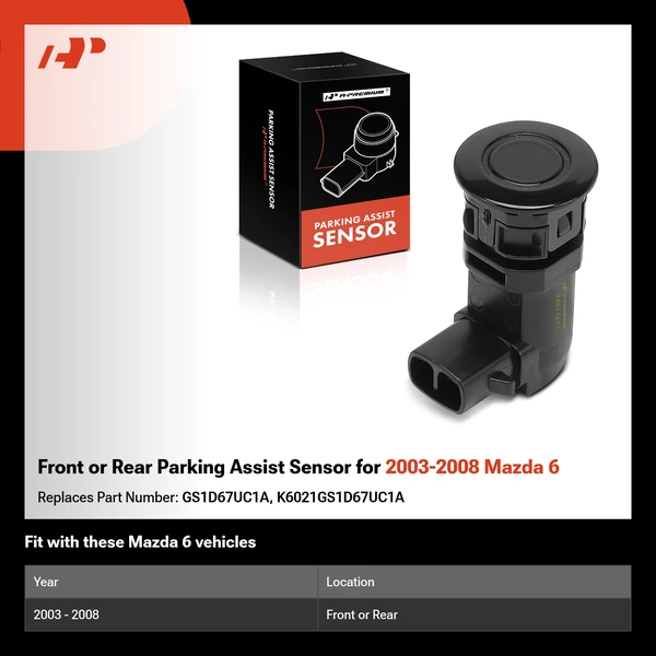 Front or Rear Parking Assist Sensor for 2003-2008 Mazda 6