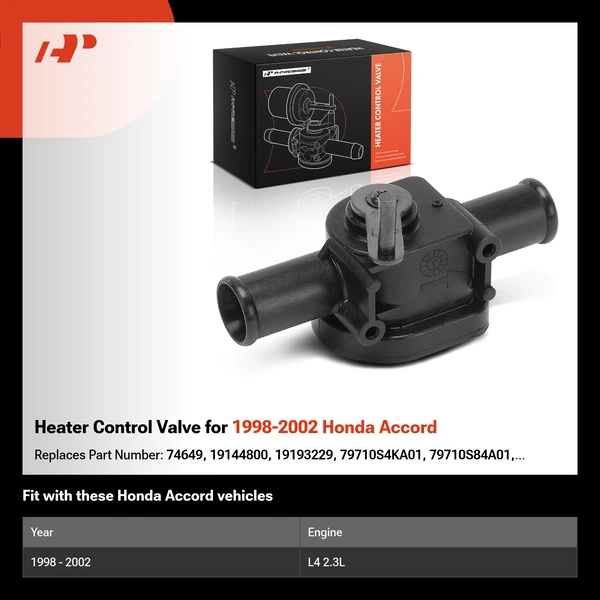 Heater Control Valve for 1998-2002 Honda Accord