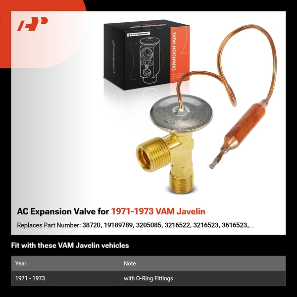 AC Expansion Valve for 1971-1973 VAM Javelin