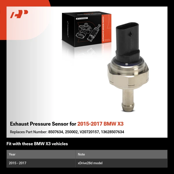 Exhaust Pressure Sensor for 2015-2017 BMW X3