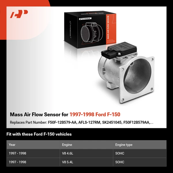 Mass Air Flow Sensor for 1997-1998 Ford F-150