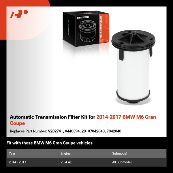 Automatic Transmission Filter Kit for 2014-2017 BMW M6 Gran Coupe