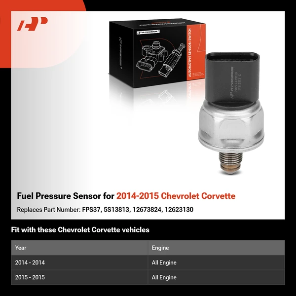 Fuel Pressure Sensor for 2014-2015 Chevrolet Corvette