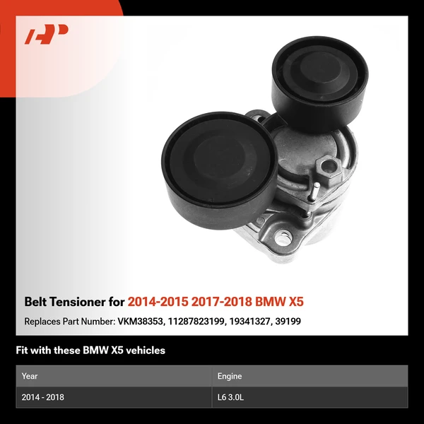 Belt Tensioner for 2014-2015 2017-2018 BMW X5