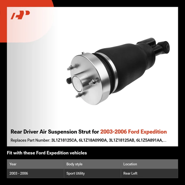 Rear Driver Air Suspension Strut for 2003-2006 Ford Expedition