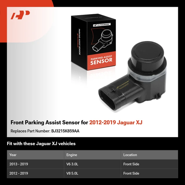 Front Parking Assist Sensor for 2012-2019 Jaguar XJ