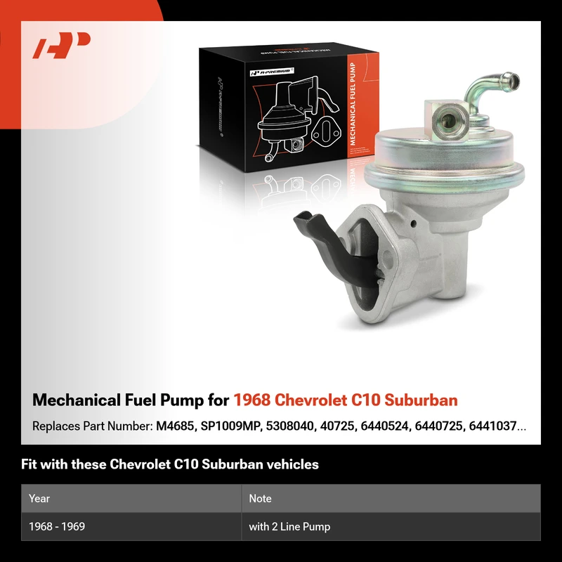 Mechanical Fuel Pump for 1968 Chevrolet C10 Suburban