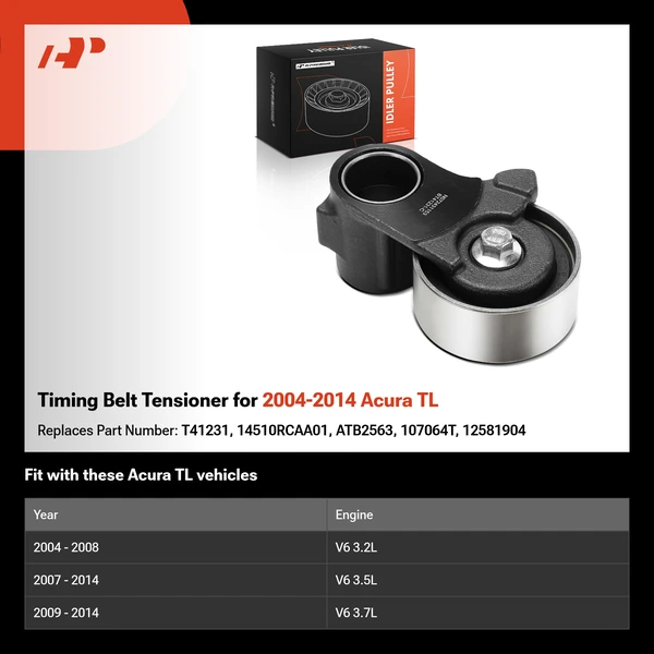 Timing Belt Tensioner for 2004-2014 Acura TL