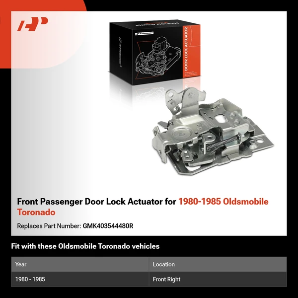 Front Passenger Door Lock Actuator for 1980-1985 Oldsmobile Toronado