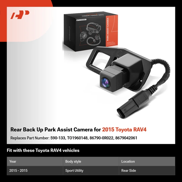 Rear Back Up Park Assist Camera for 2015 Toyota RAV4