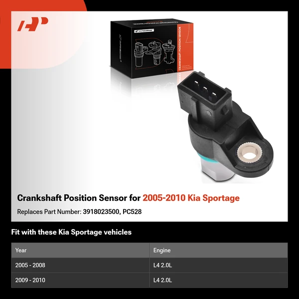 Crankshaft Position Sensor for 2005-2010 Kia Sportage