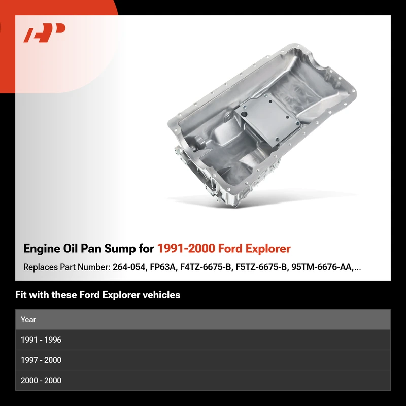 Engine Oil Pan Sump for 1991-2000 Ford Explorer